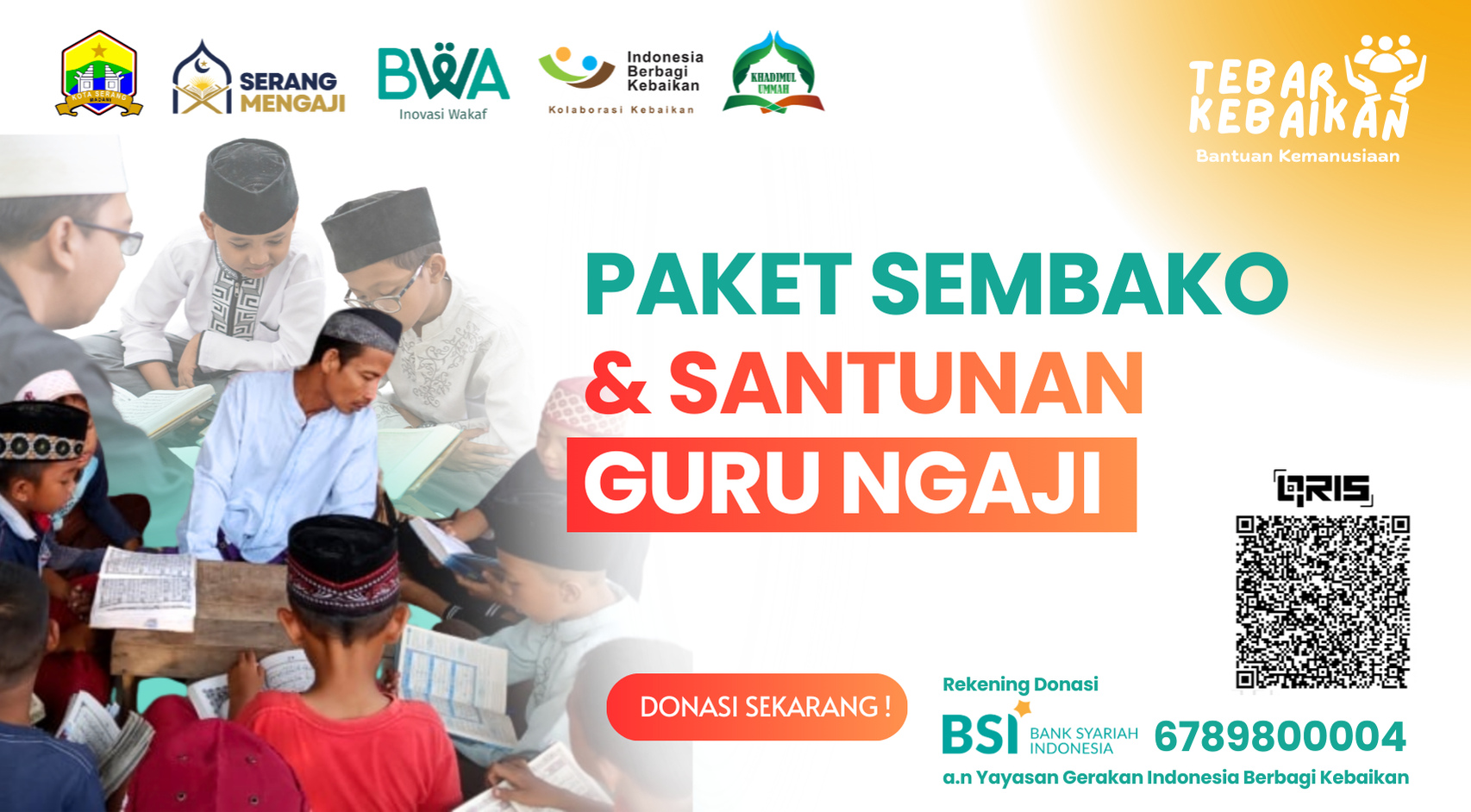 Program Santunan Sembako Guru Ngaji